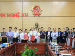 Đoàn công tác Trường Đại học Lâm nghiệp làm việc với UBND tỉnh Nghệ An